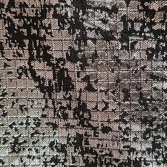 Lucy & Co Metallic Foil A-Line Dress Womens Size Small​ - Picture 4 of 8